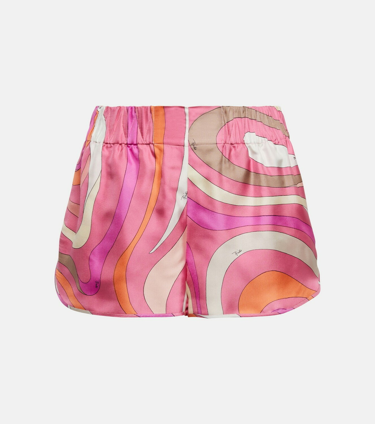 Pucci Printed silk shorts