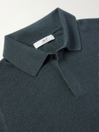 Mr P. - Cashmere and Silk-Blend Polo Sweater - Green