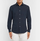 Boglioli - Slim-Fit Cotton-Corduroy Shirt - Men - Navy