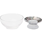 Lorenzi Milano - Crystal, Mother-Of-Pearl And Chrome-Plated Caviar Bowl - Clear