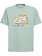 MAISON KITSUNÉ Surfing Foxes Comfort Cotton T-shirt