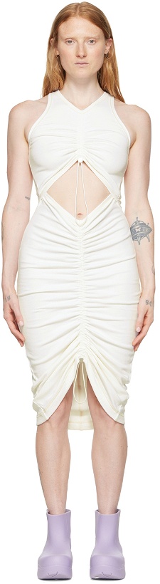 Photo: Dion Lee White Organic Cotton Midi Dress