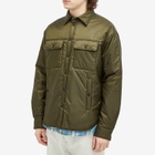 Dsquared2 Men's Light Puffer Shirt in Military Green