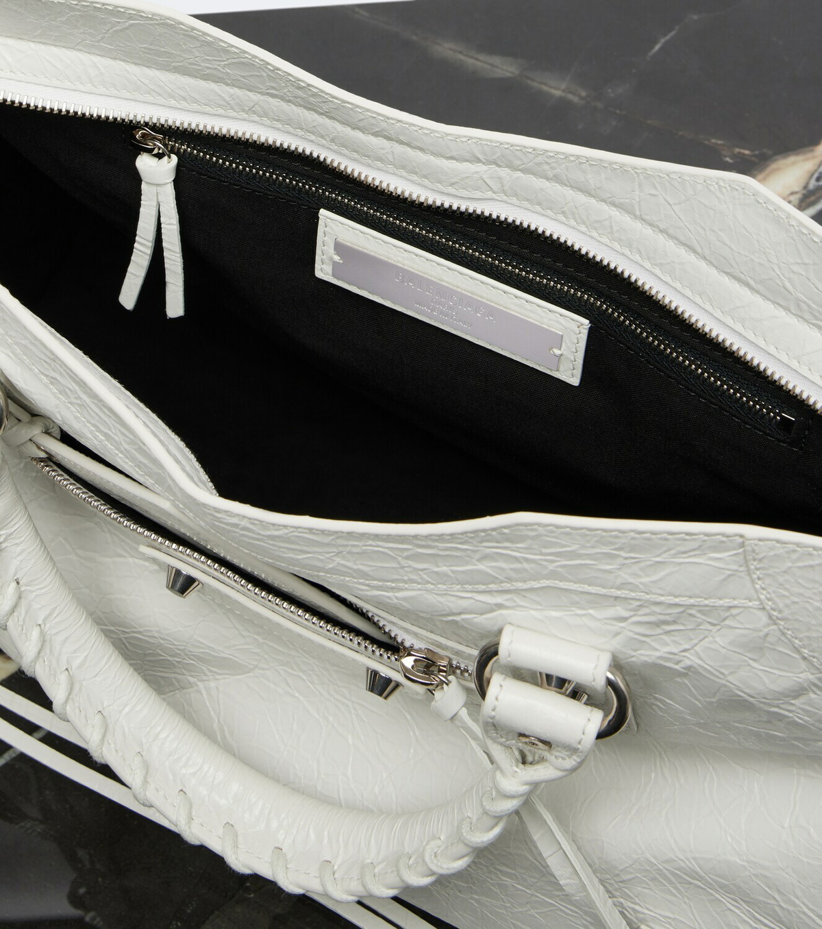 Balenciaga Le City Medium leather shoulder bag