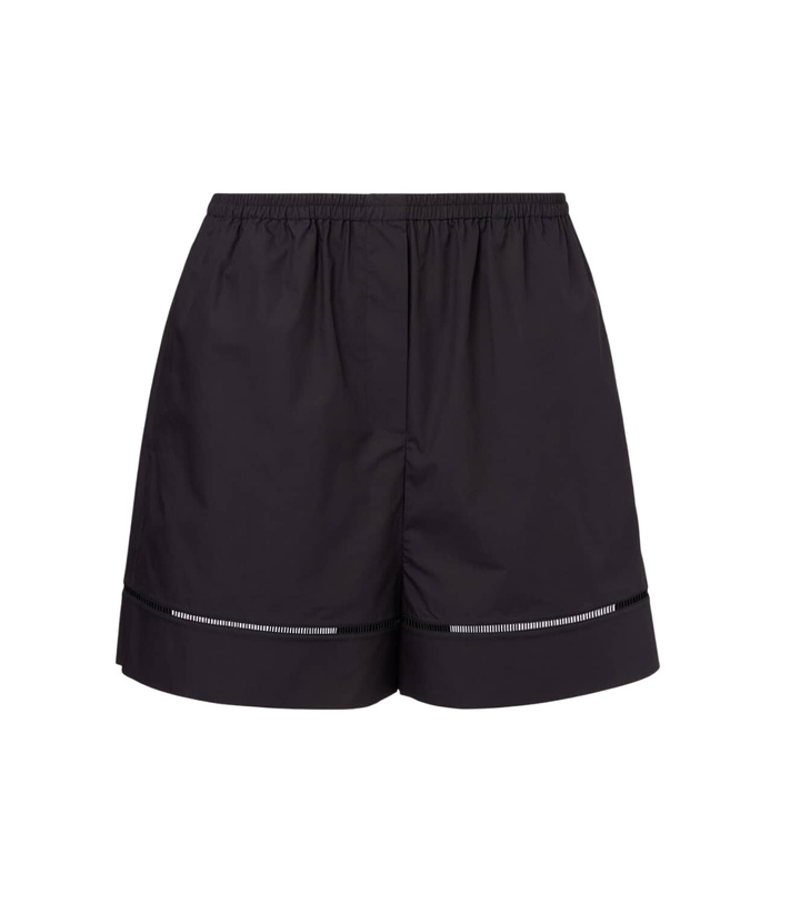 Photo: Róhe Embroidered cotton poplin shorts