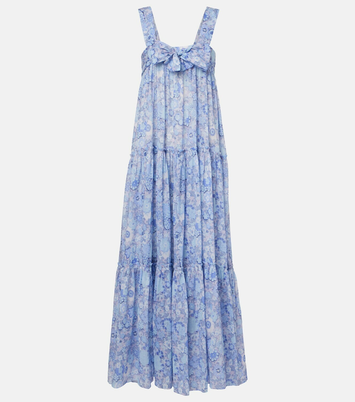 Chloé Floral cotton voile maxi dress
