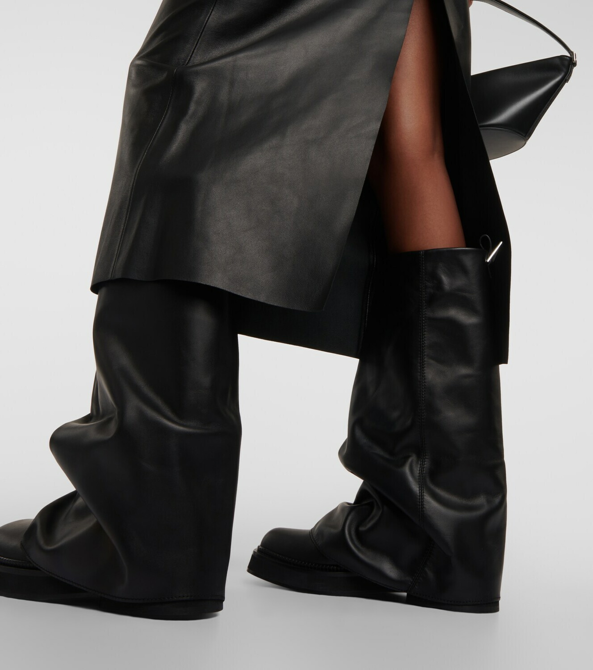 The Attico Robin leather knee-high boots The Attico