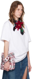 JW Anderson White Puffin Embroidered T-Shirt