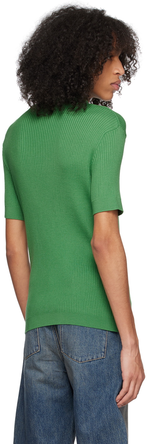 Winnie New York Green Half-Zip Turtleneck