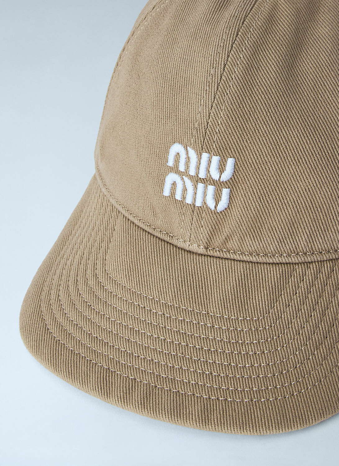 Miu Miu Embroidered Logo Cap