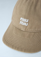 Miu Miu Embroidered Logo Cap