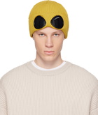 C.P. Company Yellow Cotton Goggle Beanie