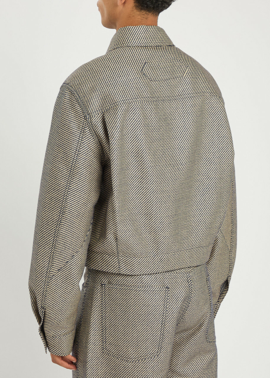 Jacquemus La Veste De-nîmes Canevas Canvas Jacket Navy
