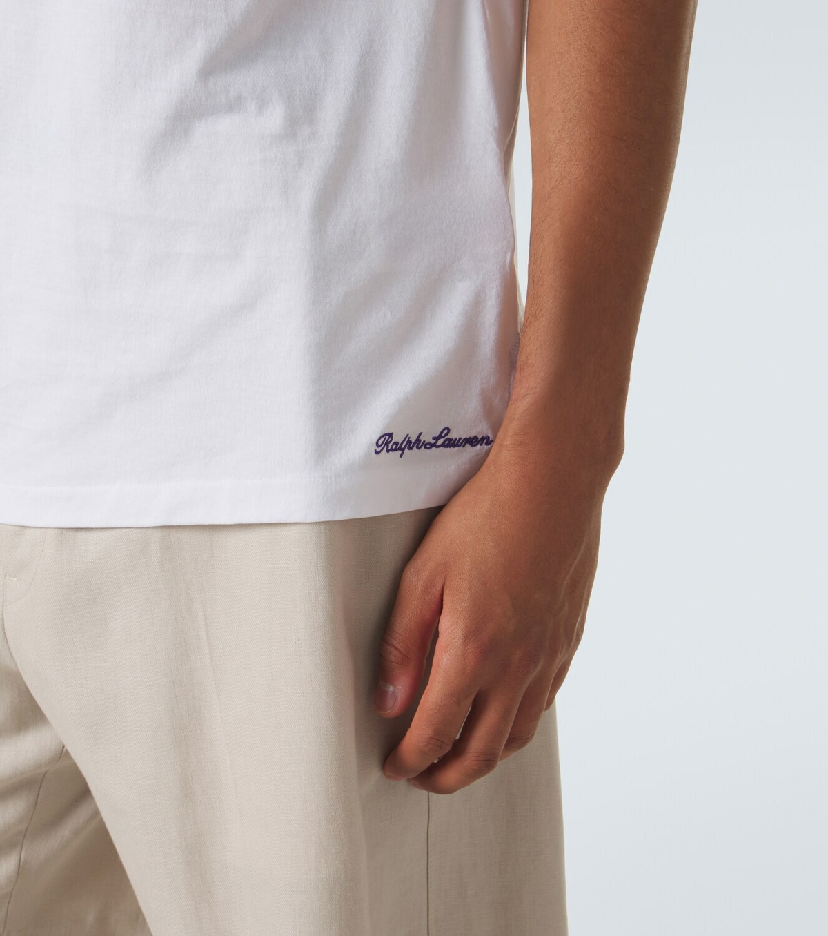 Ralph Lauren Purple Label Cotton jersey T-shirt