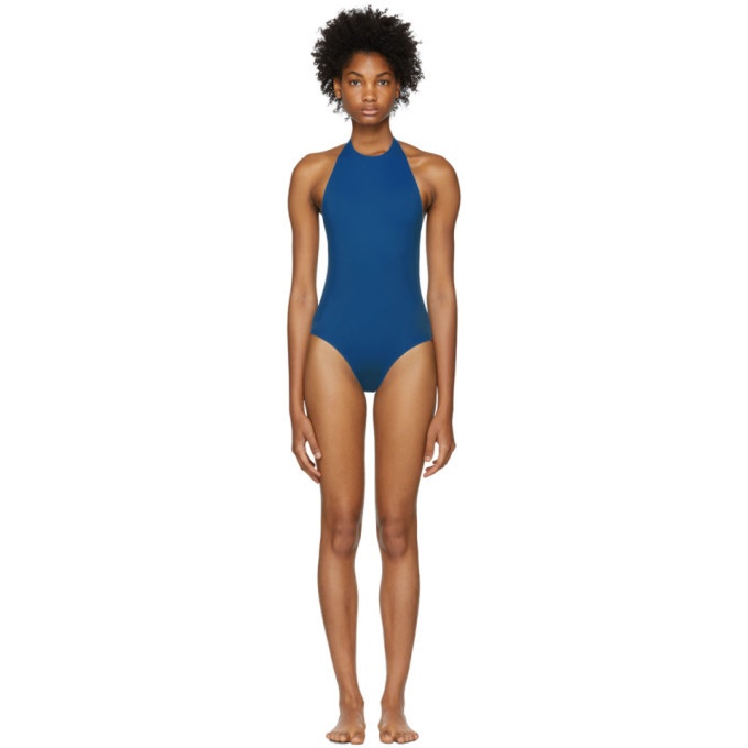 Photo: Her Line Blue Jean One-Piece Swimsuit