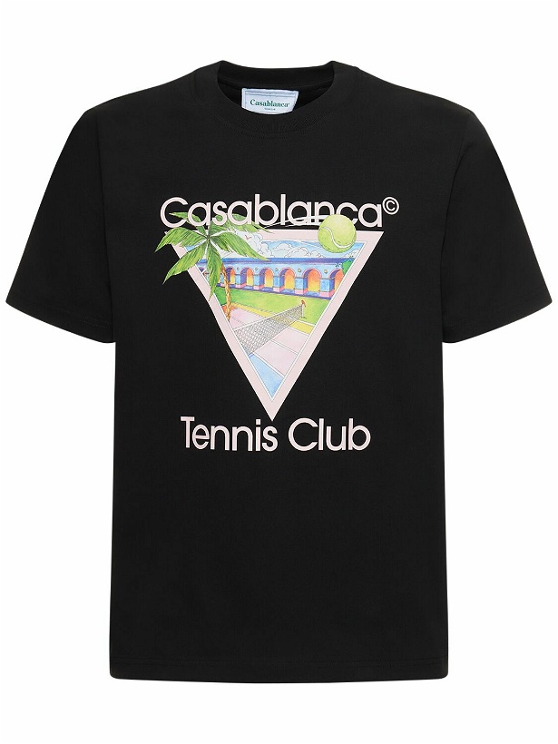 Photo: CASABLANCA - Lvr Exclusive Tennis Club Cotton T-shirt