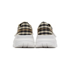 Burberry Beige Check Regis Sneakers