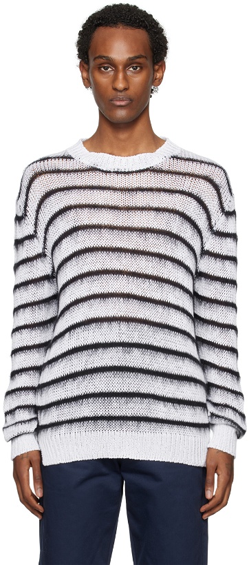Photo: Marni White Stripe Sweater