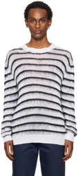 Marni White Stripe Sweater