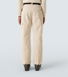 Bogner Corbin belted ribbed-knit ski pants