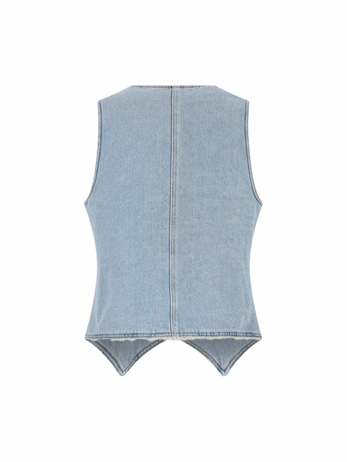 ERL X Levis sherpa Denim Vest