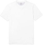 Brunello Cucinelli - Slim-Fit Cotton-Jersey T-Shirt - Men - White