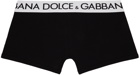 Dolce & Gabbana Black Cotton Boxer Briefs