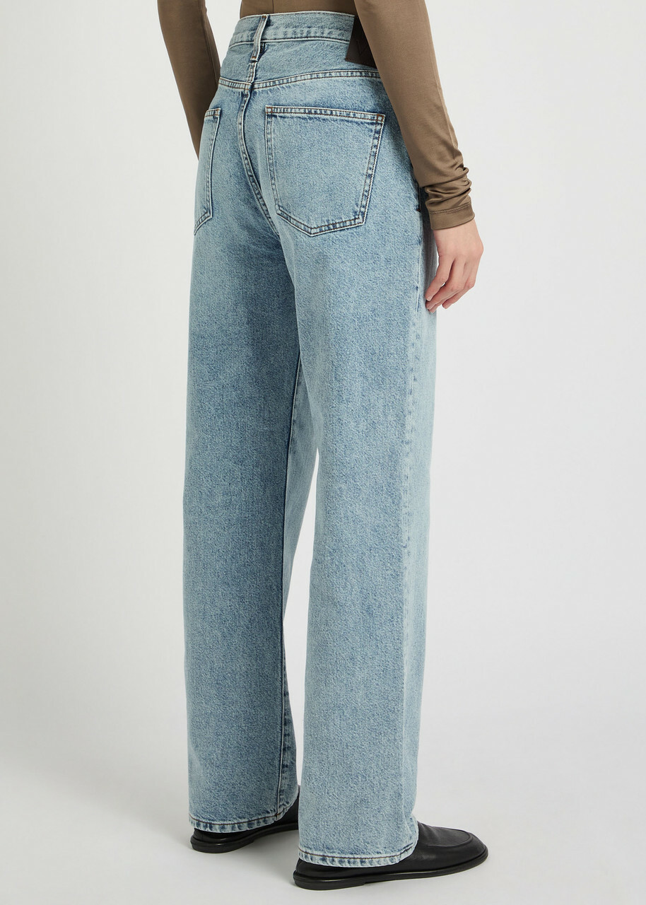 Tove Sofie Relaxed Straight-leg Jeans Blue