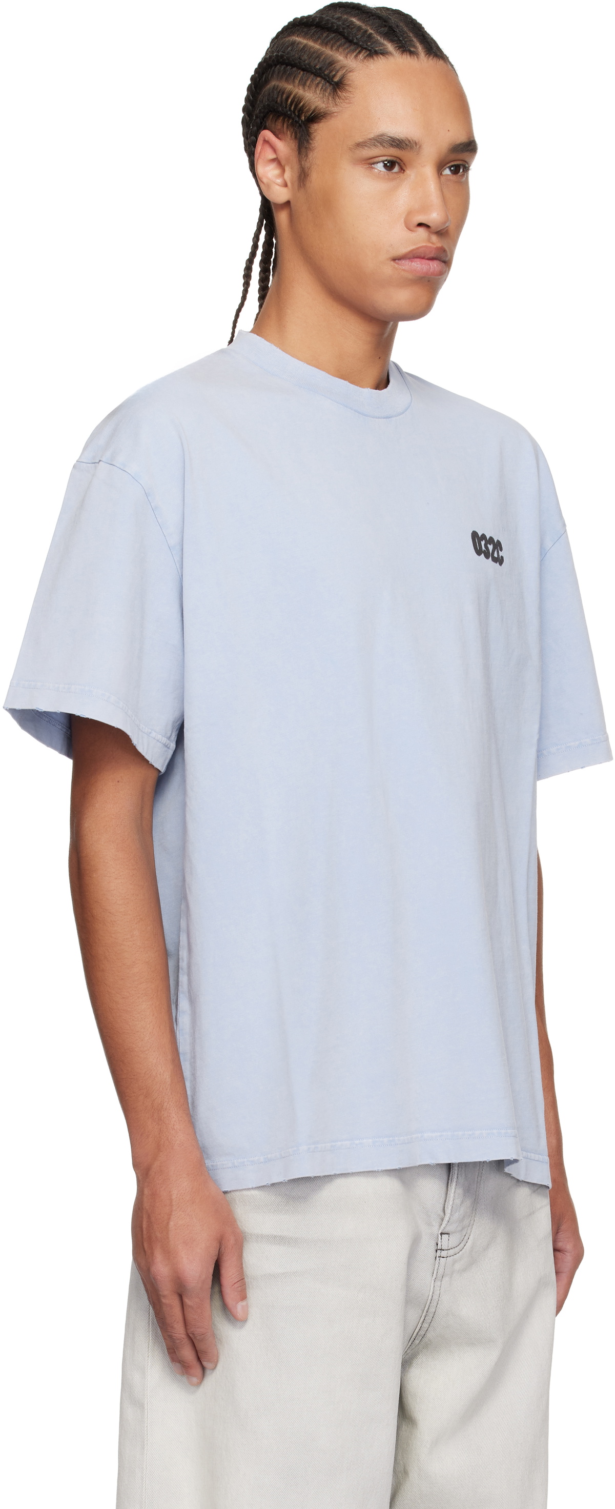 032c Blue '032c' Loves T-shirt