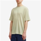 Auralee Men's Super Soft Wool Jersey T-Shirt in Light Green