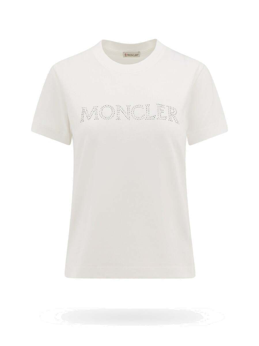 Moncler T Shirt White Womens Moncler