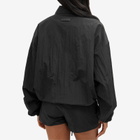 Fear of God ESSENTIALS Women's Shell Bomber Jacket in Jet Black