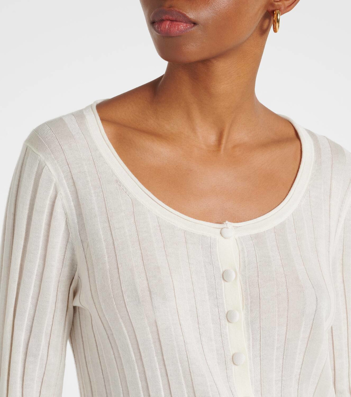 Proenza Schouler Hattie ribbed-knit cardigan