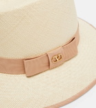 Valentino VLogo straw Panama hat