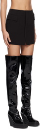 lesugiatelier Black Tailored Miniskirt