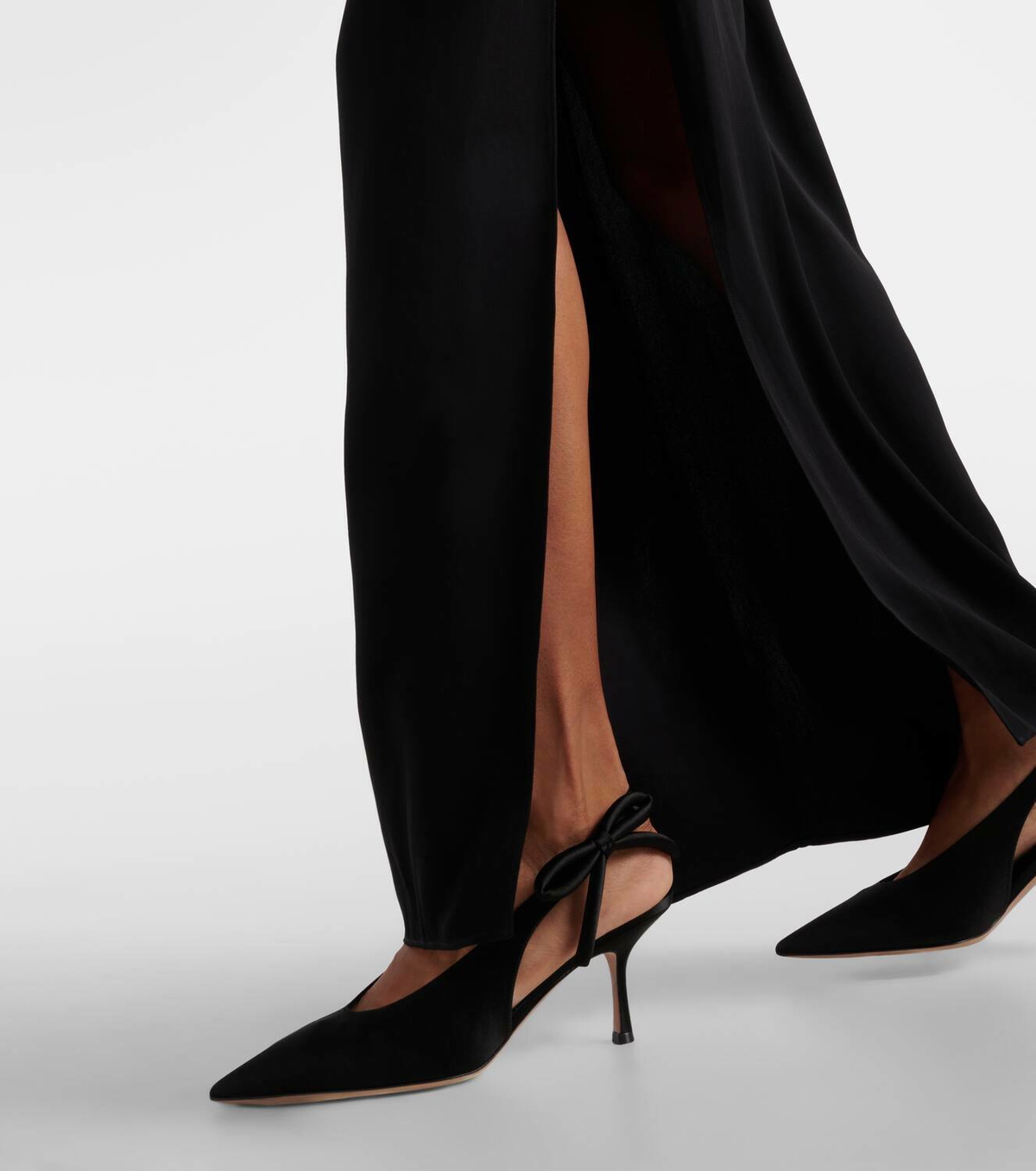 【Christopher Esber】 Drapedホルターネック side-slitガウン Christopher Esber Draped halterneck side-slit gown