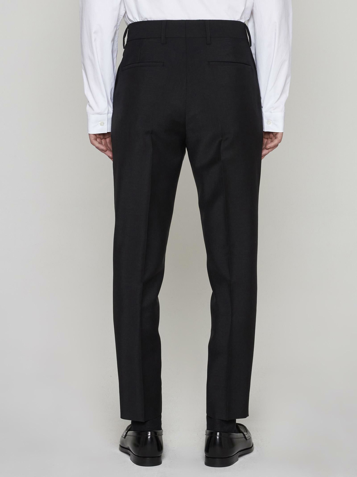Prada Mohair And Wool Trousers Prada
