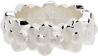 HANREJ Silver Flower Ring
