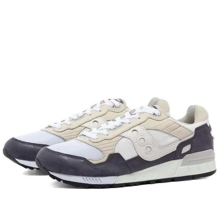 Photo: Saucony Men's Shadow 5000 Sneakers in White/Navy