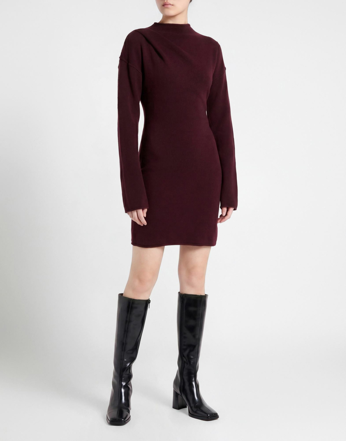 Helmut Lang Womens Mini dress Burgundy
