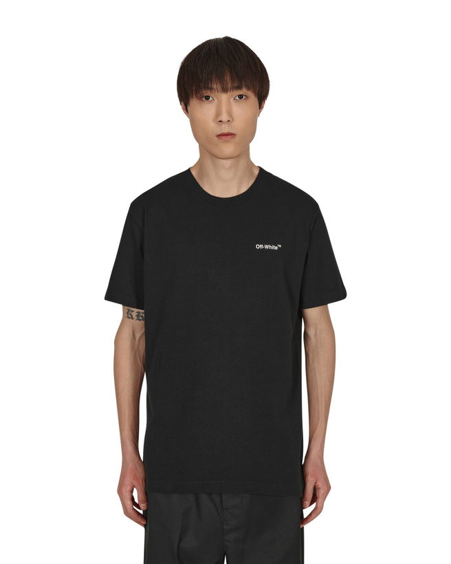 Photo: Off White Caravaggio Arrow Slim T Shirt Black