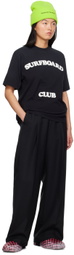 Stockholm (Surfboard) Club Black Printed T-Shirt