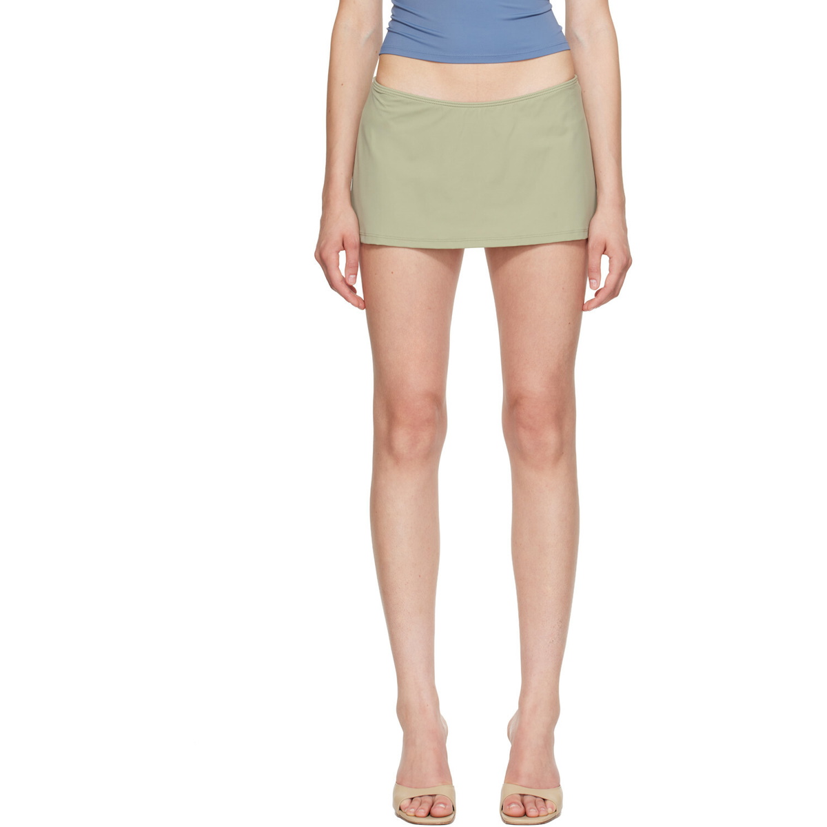 Fruity Booty Khaki Reef Swim Bloomer Miniskirt