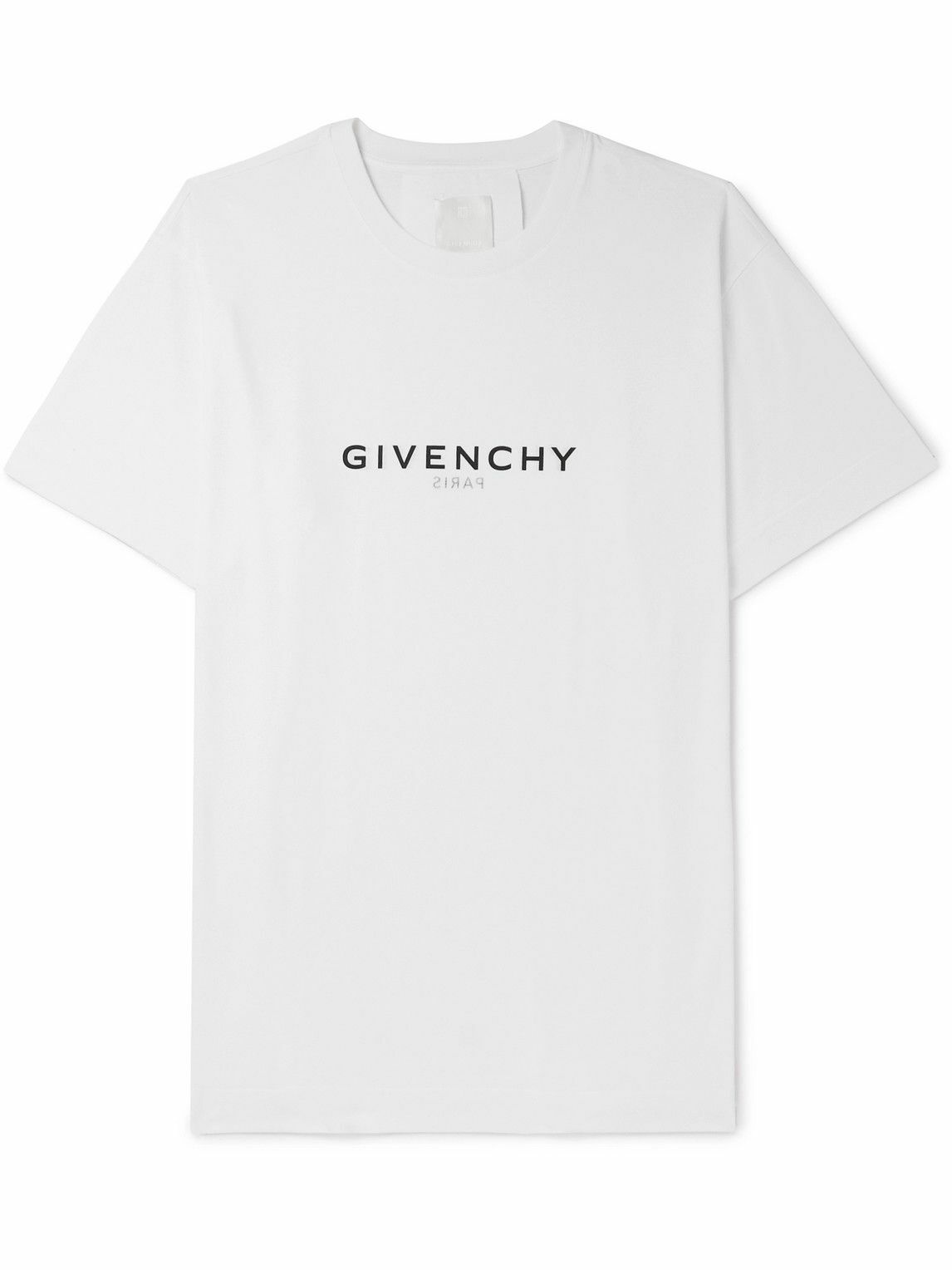 Givenchy - Oversized Logo-Print Cotton-Jersey T-Shirt - White Givenchy