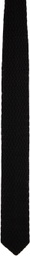mfpen Black Crochet Tie