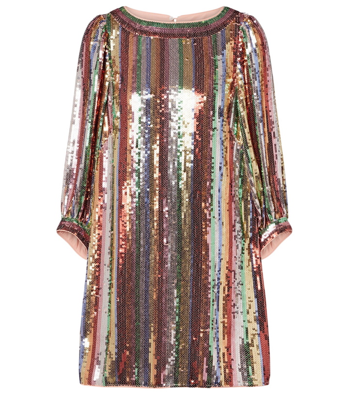 knee length dresses for ladies Calla Silk-Velvet Mini Dress in Dandy Embroidery Deep Navy