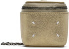 Maison Margiela Gold Mini Cube Chain Bag