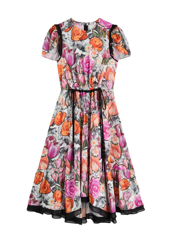 Photo: 3.1 Phillip Lim Floral-print Midi Dress Multicoloured