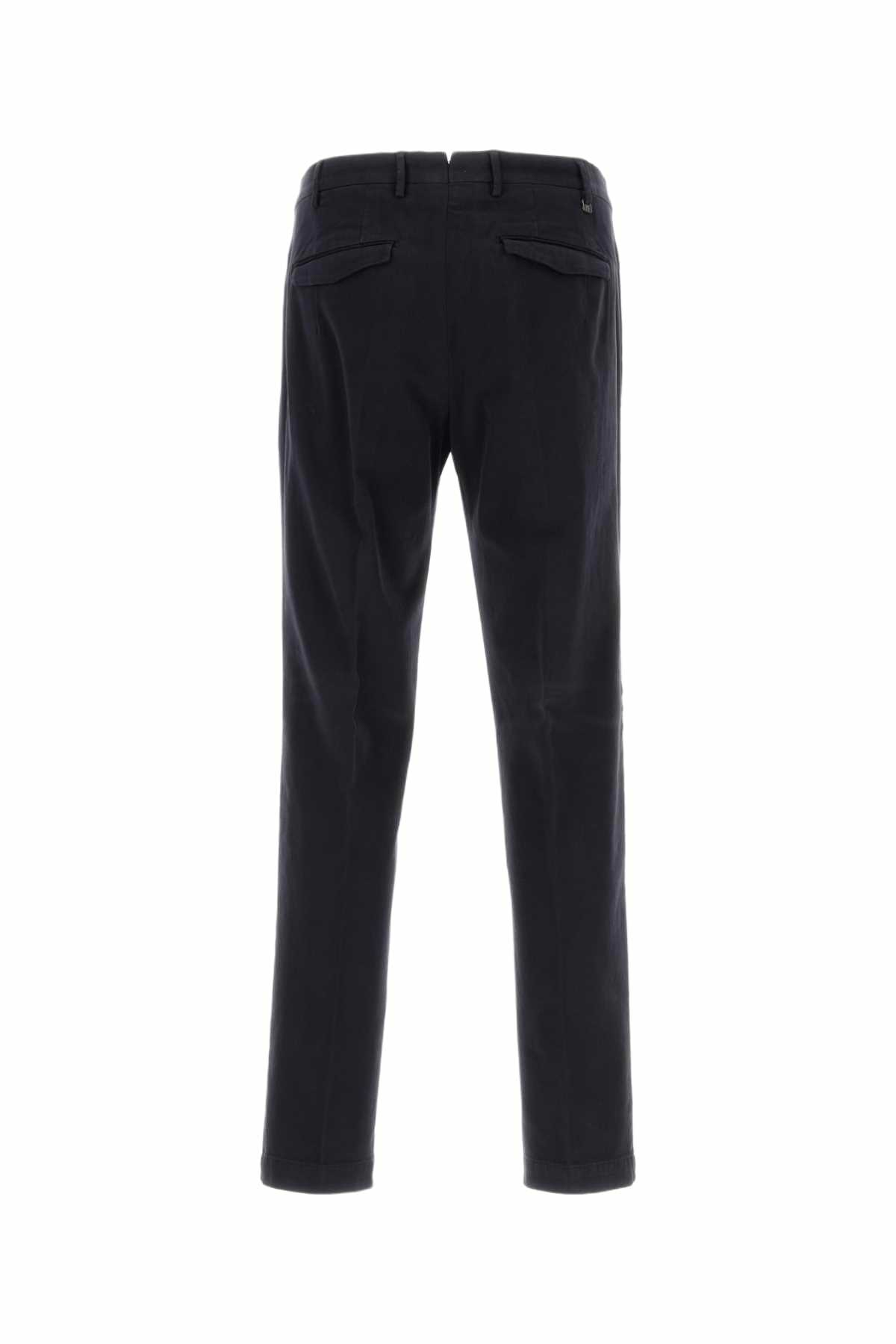 PT Torino Dark Blue Stretch Cotton Pant