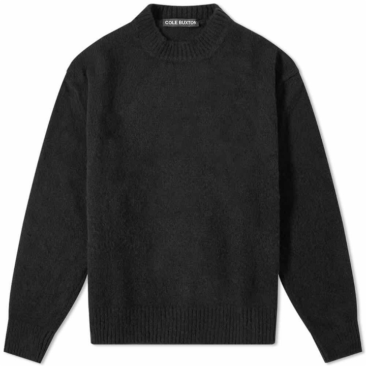 Photo: Cole Buxton Men's Wool Crew Knit in Black